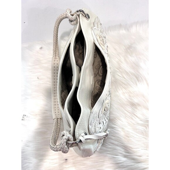 Brighton Masterpiece Magnolia La Sagrada 3D Floral Appliqué Shoulder Bag MRP$450 - Picture 11 of 12